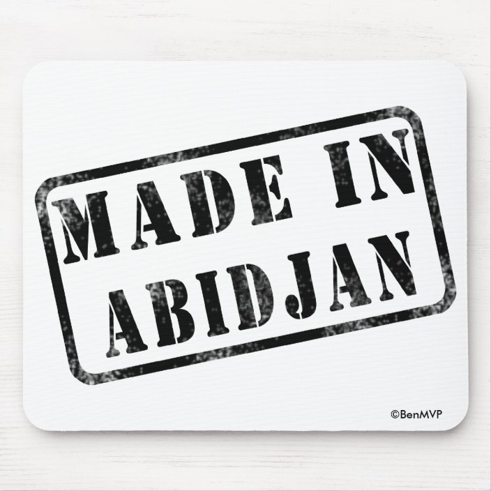 Made in Abidjan Mouse Pad