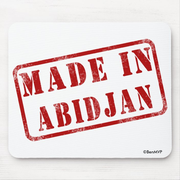 Made in Abidjan Mousepad