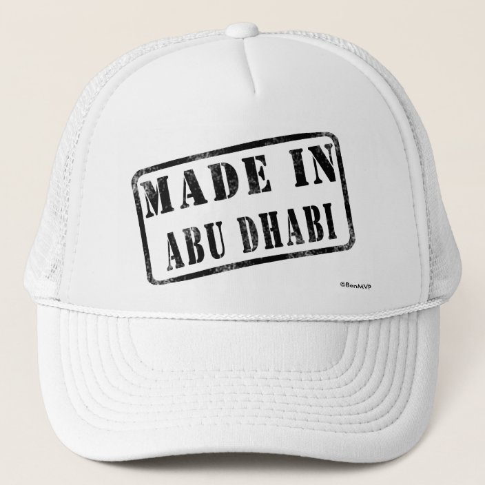 Made in Abu Dhabi Mesh Hat