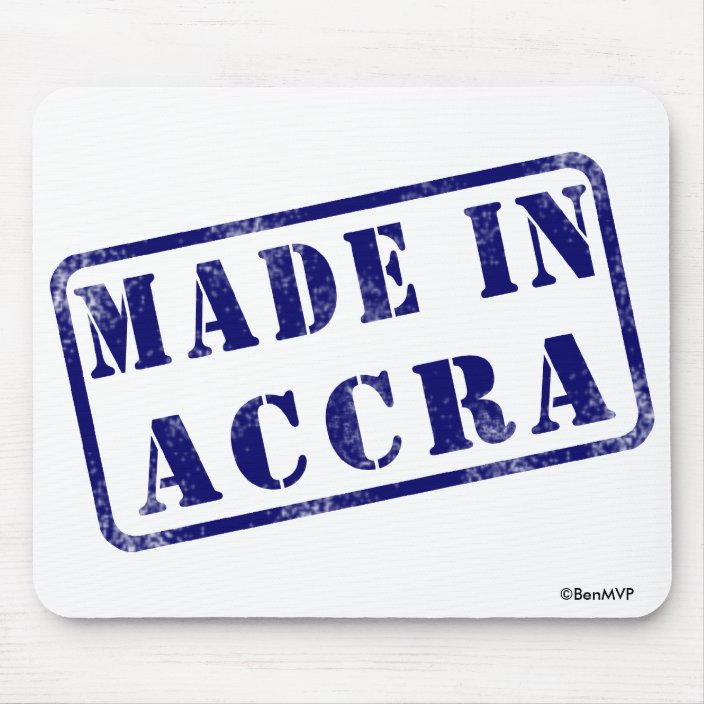Made in Accra Mouse Pad