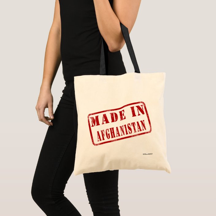 Made in Afghanistan Canvas Bag