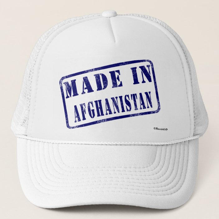 Made in Afghanistan Mesh Hat