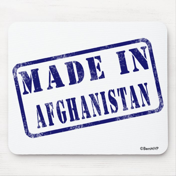 Made in Afghanistan Mouse Pad