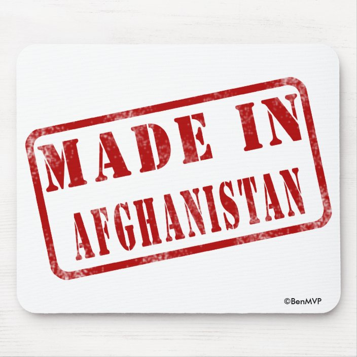 Made in Afghanistan Mousepad