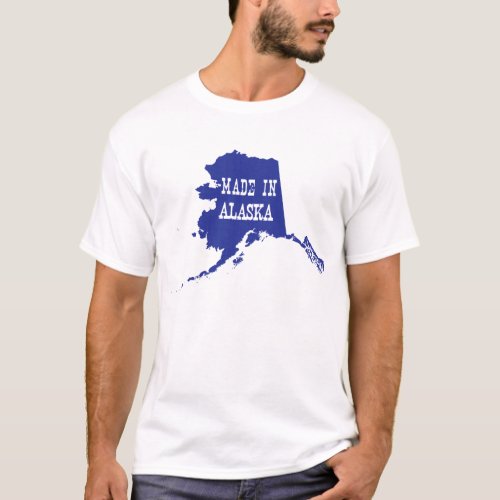 Made In Alaska Ice Chipper Alaskan Born Inuit T_Shirt