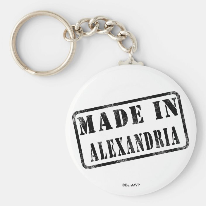 Made in Alexandria Keychain