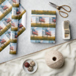 Made In America Billboard In a Country Field Wrapping Paper