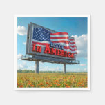 Made In America Billboard In Wildflowers Napkins