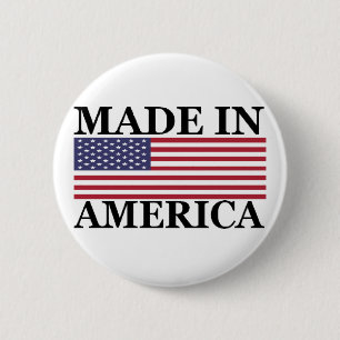 MADE IN AMERICA BUTTON
