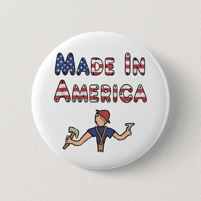 Made In America Button (Front)