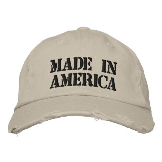 Made in America Embroidered Baseball Hat