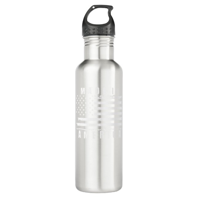 Made in america stainless steel water bottle (Front)