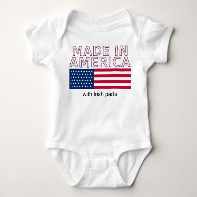 Made In America USA Funny Shirt (Front)