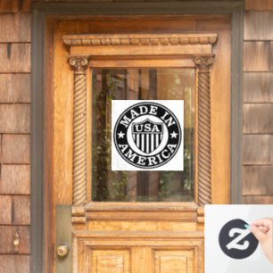 MADE IN AMERICA  WINDOW CLING