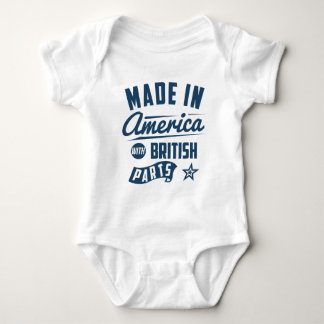 Made In America With British Parts Baby Bodysuit