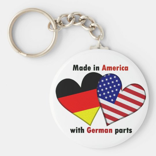 made in america with german parts keychain