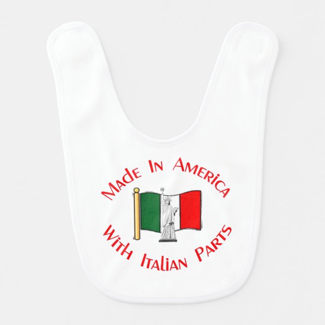 Made In America with Italian Parts Bib (Front)