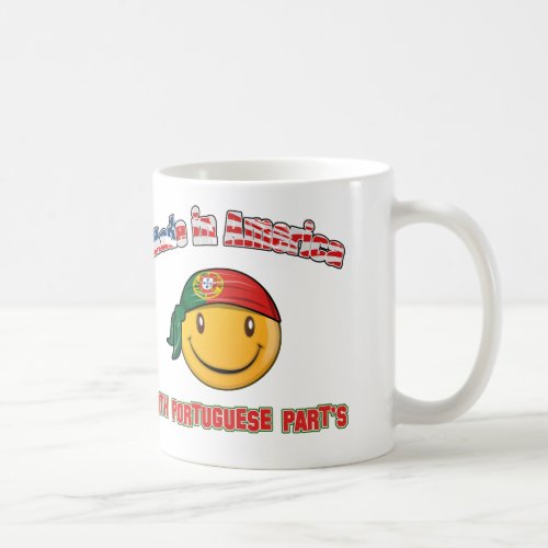 Made in America with Portuguese parts Coffee Mug