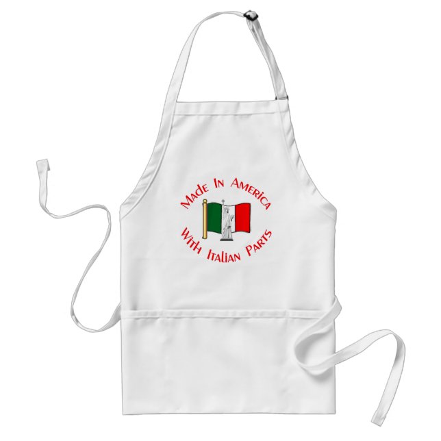 Made in American with Italian Parts Adult Apron (Front)