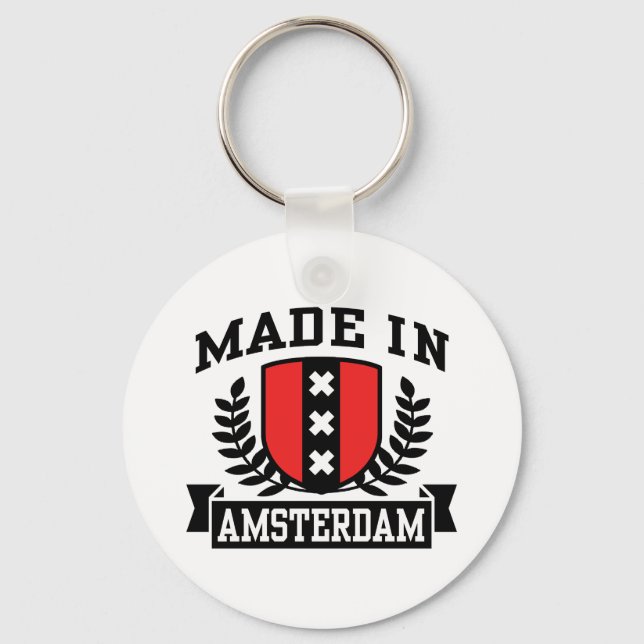 Made In Amsterdam Keychain (Front)