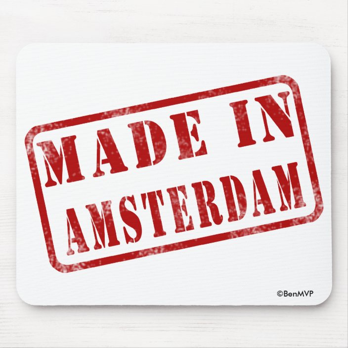 Made in Amsterdam Mouse Pad