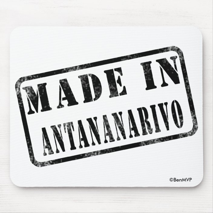 Made in Antananarivo Mouse Pad