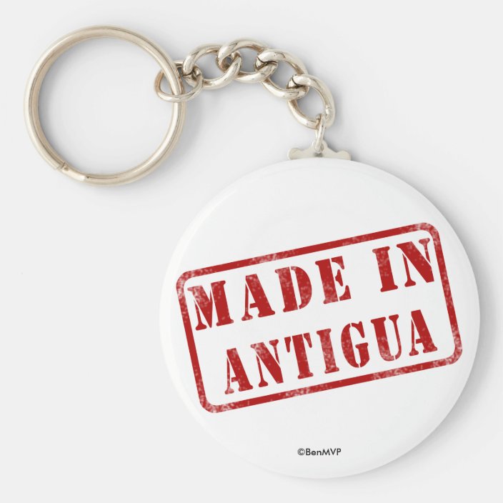 Made in Antigua Key Chain