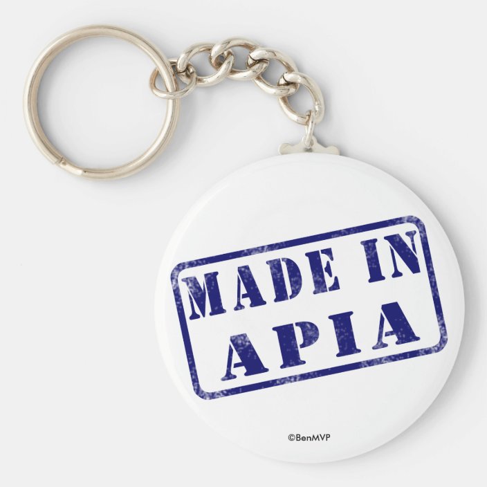Made in Apia Keychain