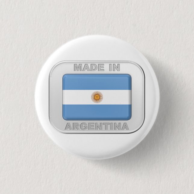 Made in Argentina Button (Front)