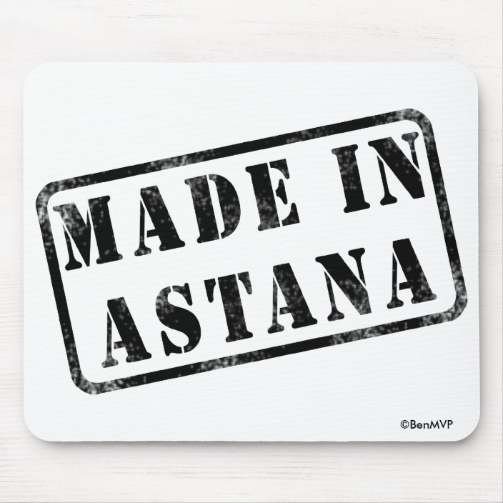 Made in Astana Mouse Pad