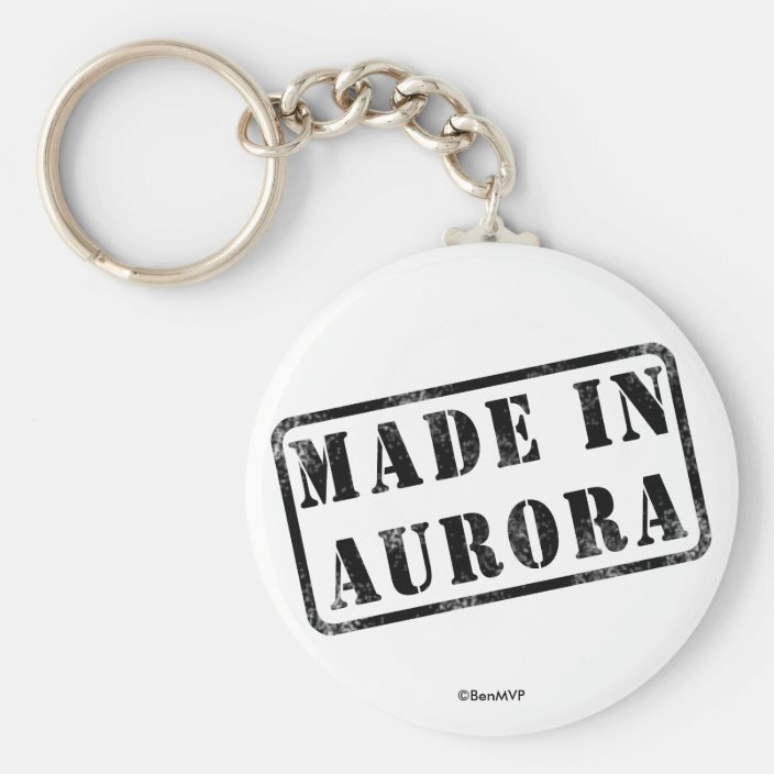 Made in Aurora Key Chain