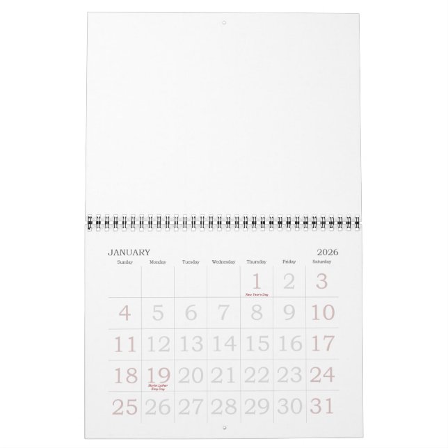 Made in Australia Calendar (Jan 2026)