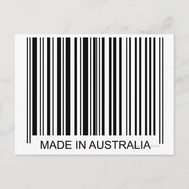 Made in Australia Postcard (Front)