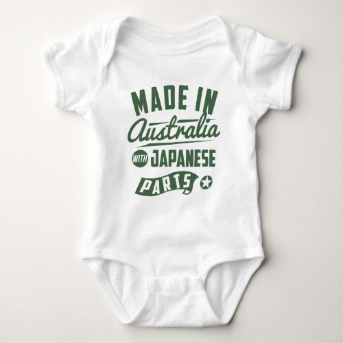 Made In Australia With Japanese Parts Baby Bodysuit