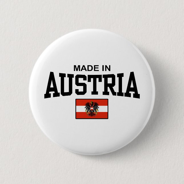 Made In Austria Pinback Button (Front)