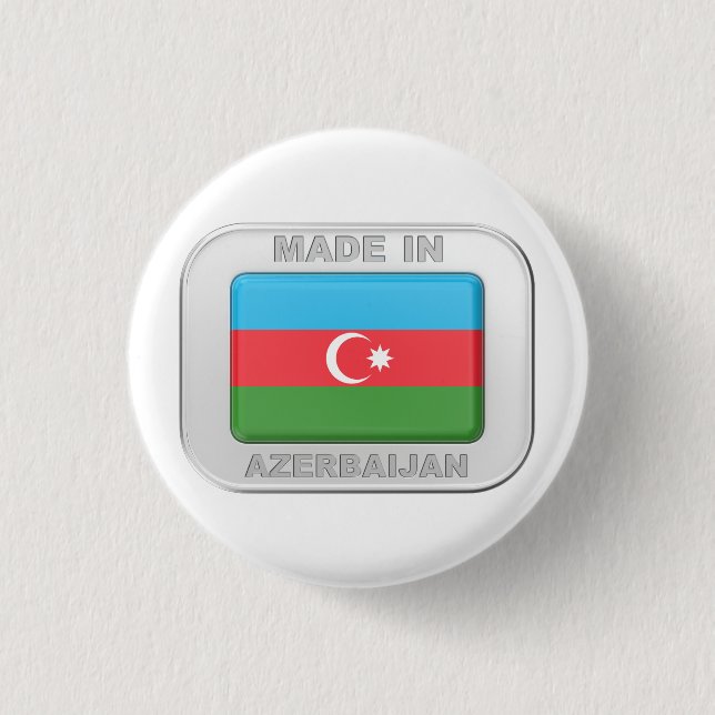 Made in Azerbaijan Button (Front)