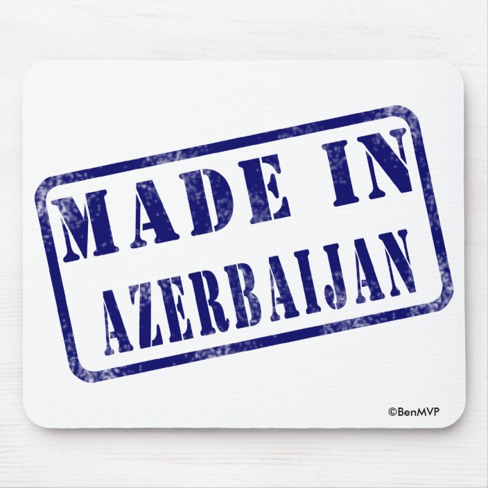 Made in Azerbaijan Mousepad
