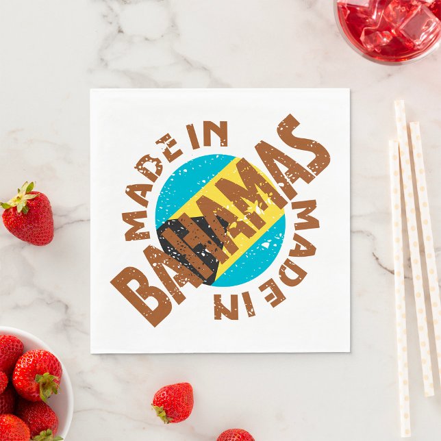 Made In Bahamas Napkins (Creator Uploaded)