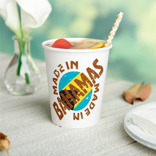 Made In Bahamas Paper Cups