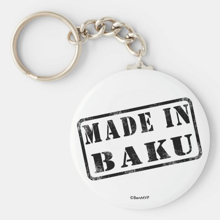 Made in Baku Key Chain