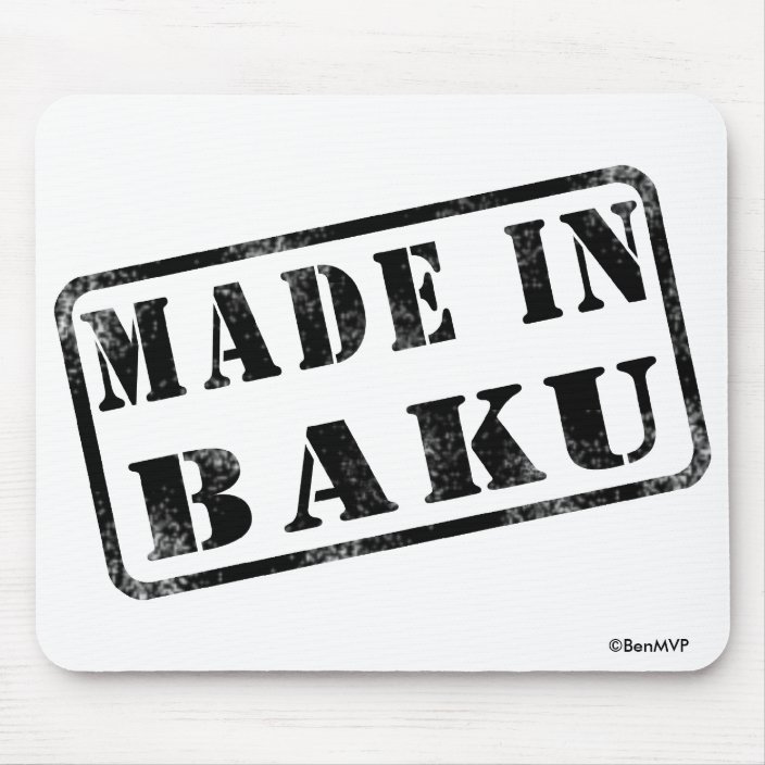 Made in Baku Mouse Pad