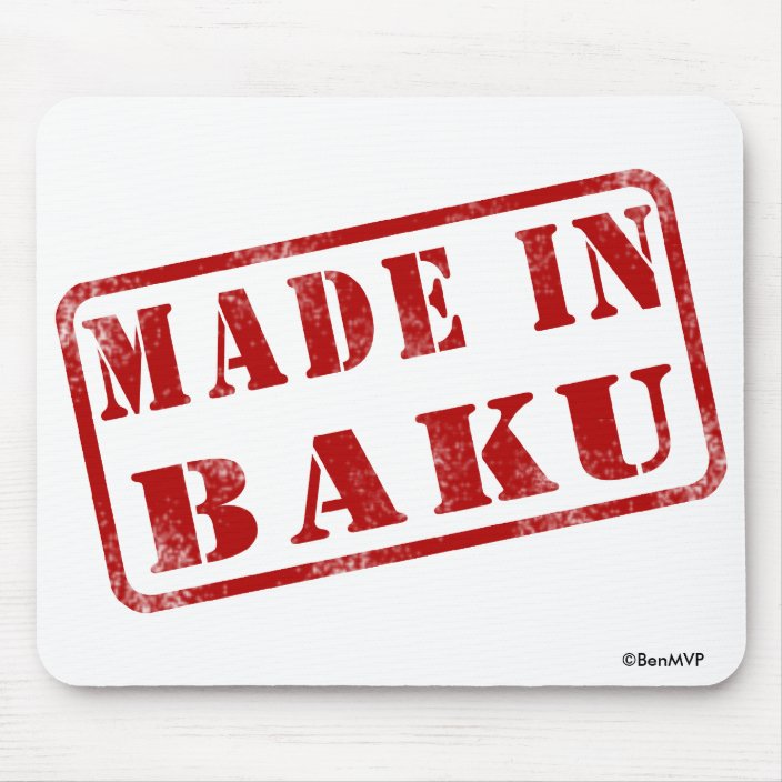 Made in Baku Mousepad