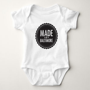 Made in Baltimore baby bodysuit