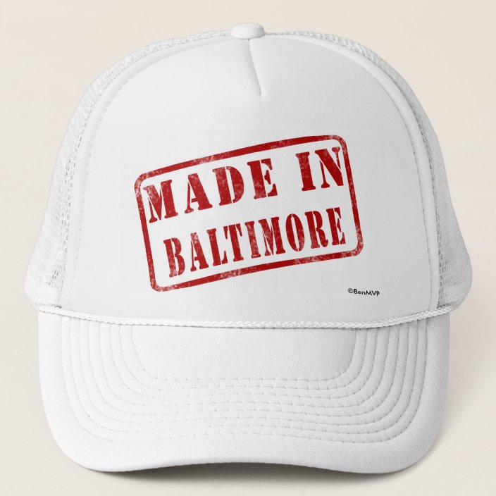 Made in Baltimore Mesh Hat