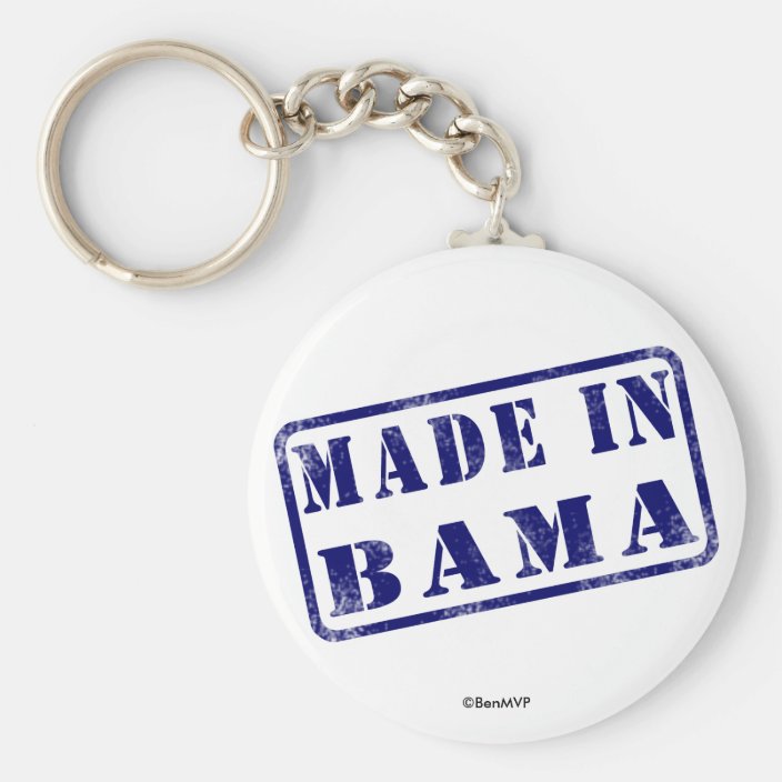 Made in Bama Key Chain