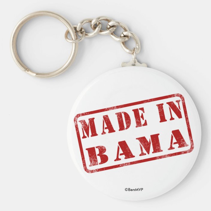 Made in Bama Keychain