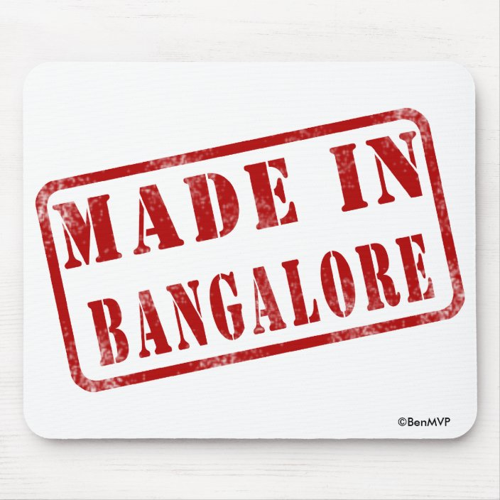 Made in Bangalore Mousepad