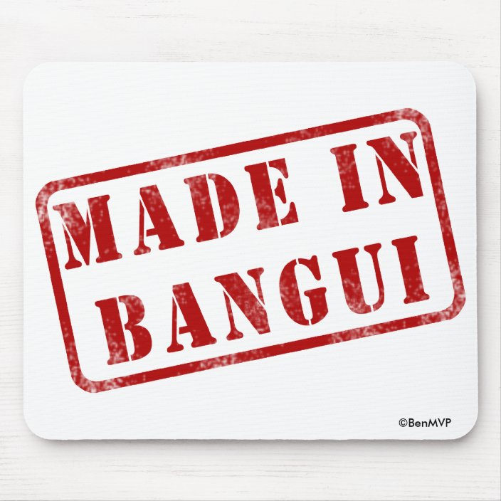 Made in Bangui Mousepad