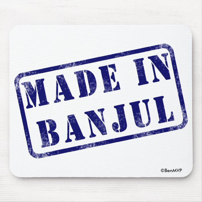 Made in Banjul Mouse Pad