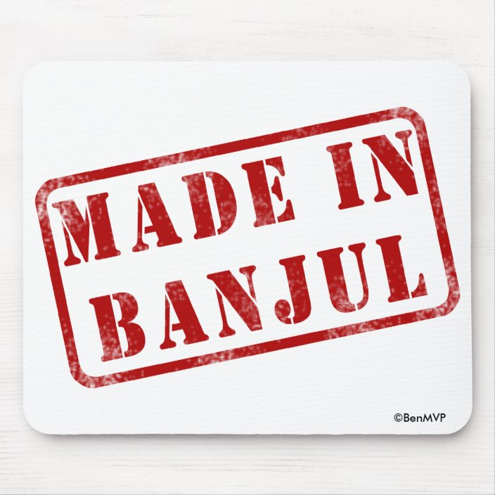Made in Banjul Mousepad